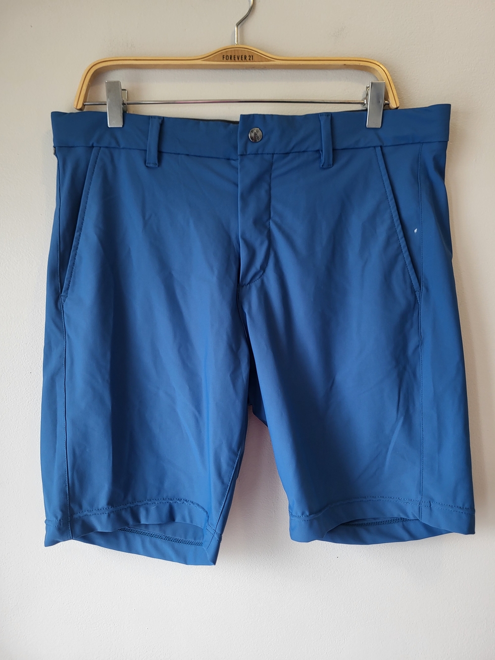 Psycho Bunny Men's Royal Blue Athletic Swim Active Sport Shorts